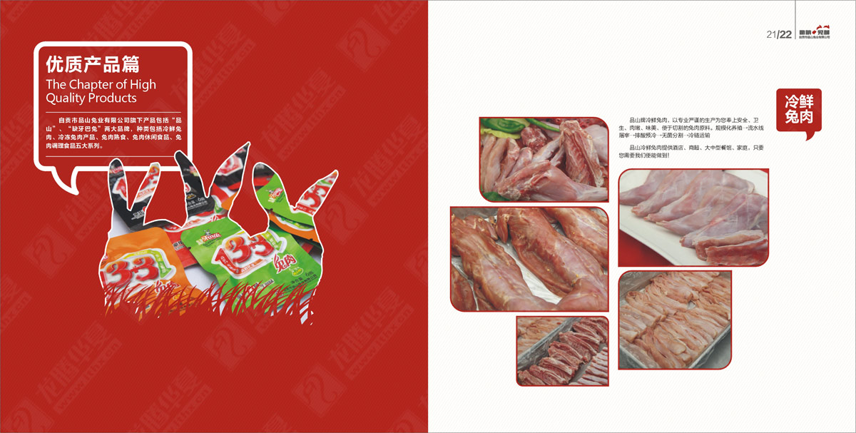 品山兔業(yè)宣傳畫冊設(shè)計