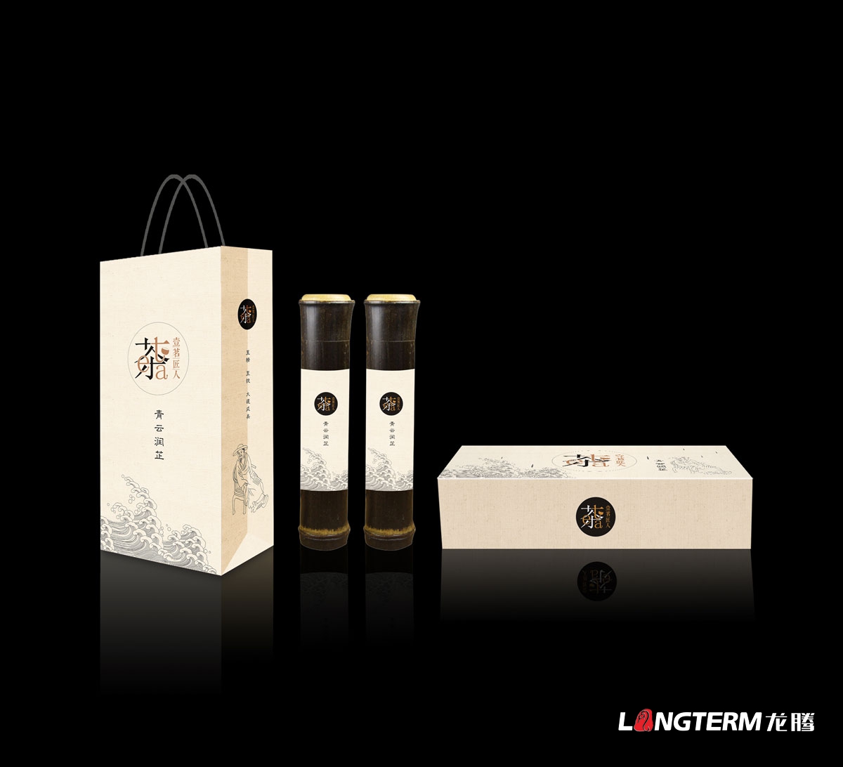 心一茶園茶葉包裝設(shè)計(jì)|紅茶黑茶綠茶精品禮盒手提袋包裝設(shè)計(jì)效果圖 心一茶園茶葉包裝設(shè)計(jì)|紅茶黑茶綠茶精品禮盒手提袋包裝設(shè)計(jì)效果圖